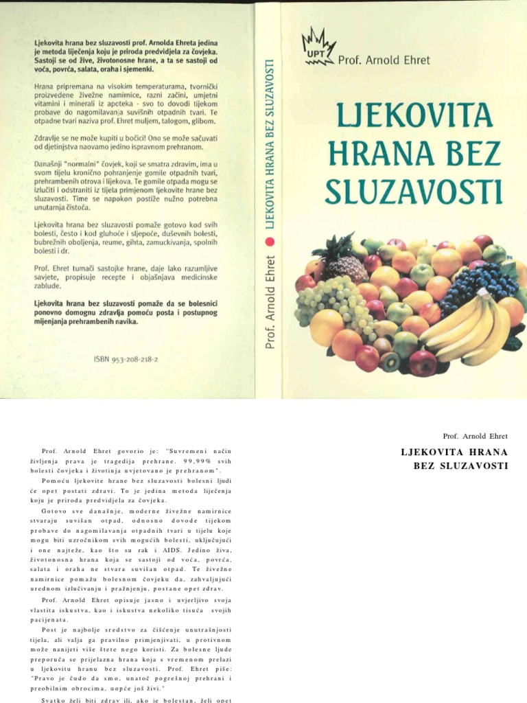 lekovita hrana bez sluzavosti arnold ehret